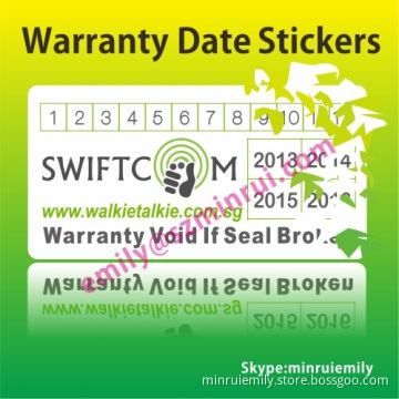 Custom Printed Destructive Warranty Sticker,warranty Void If Seal Broken Sticker,warranty Void If Tampered Labels 